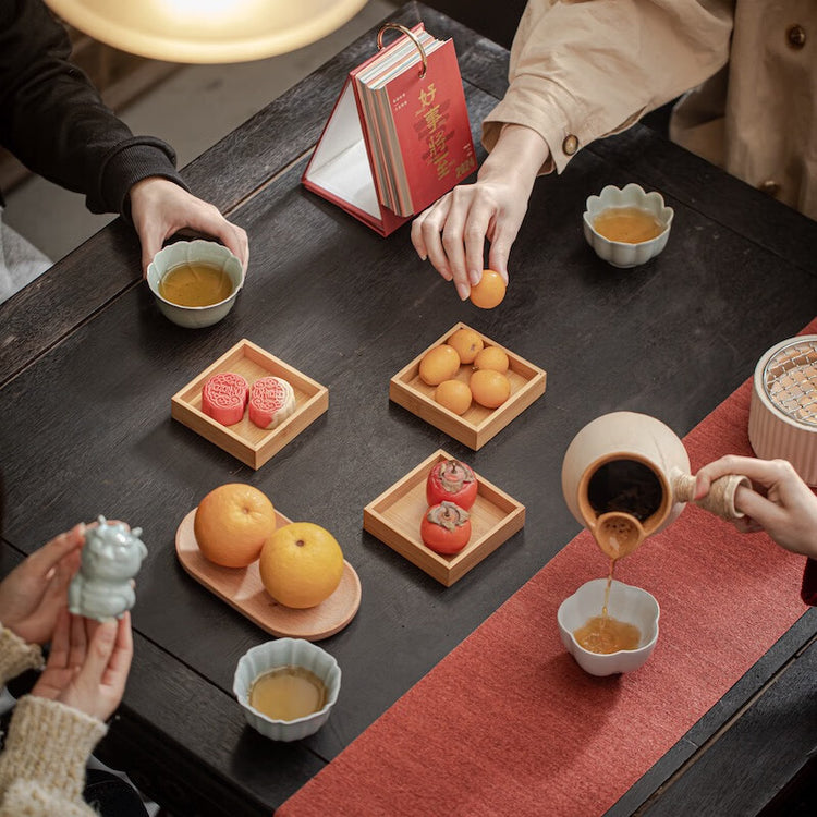 囲炉裏でお茶を煎れるセット