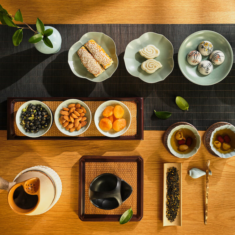 囲炉裏でお茶を煎れるセット