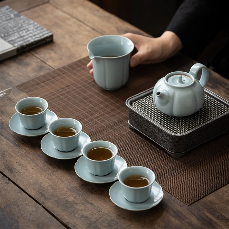 瓜棱茶器セット